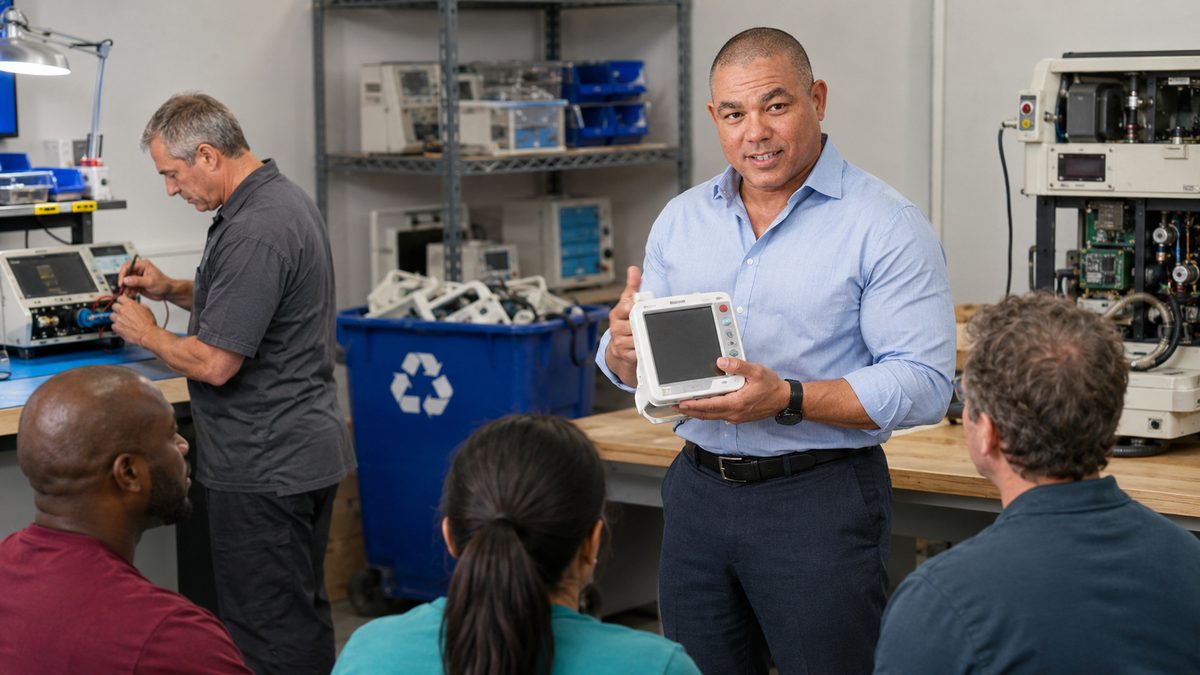 Devin Leads Responsible Medical Equipment Recycling