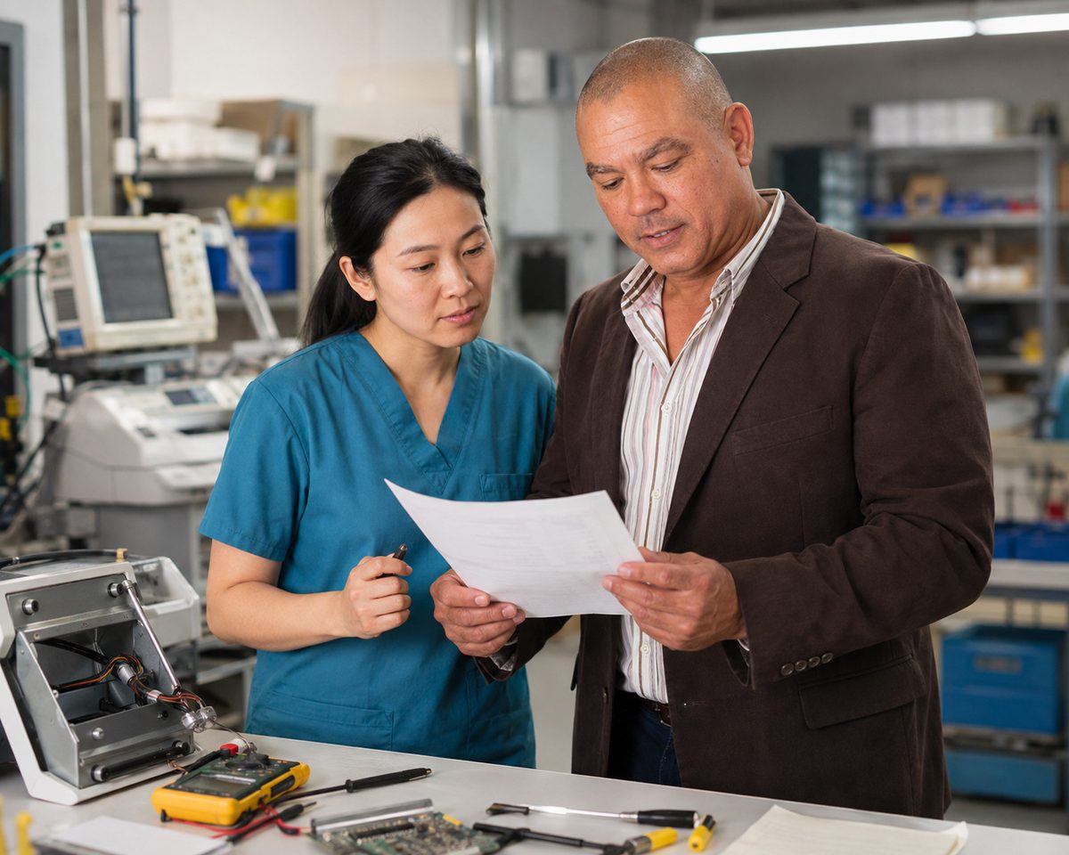 Devin Reviews a Biomedical Maintenance Record