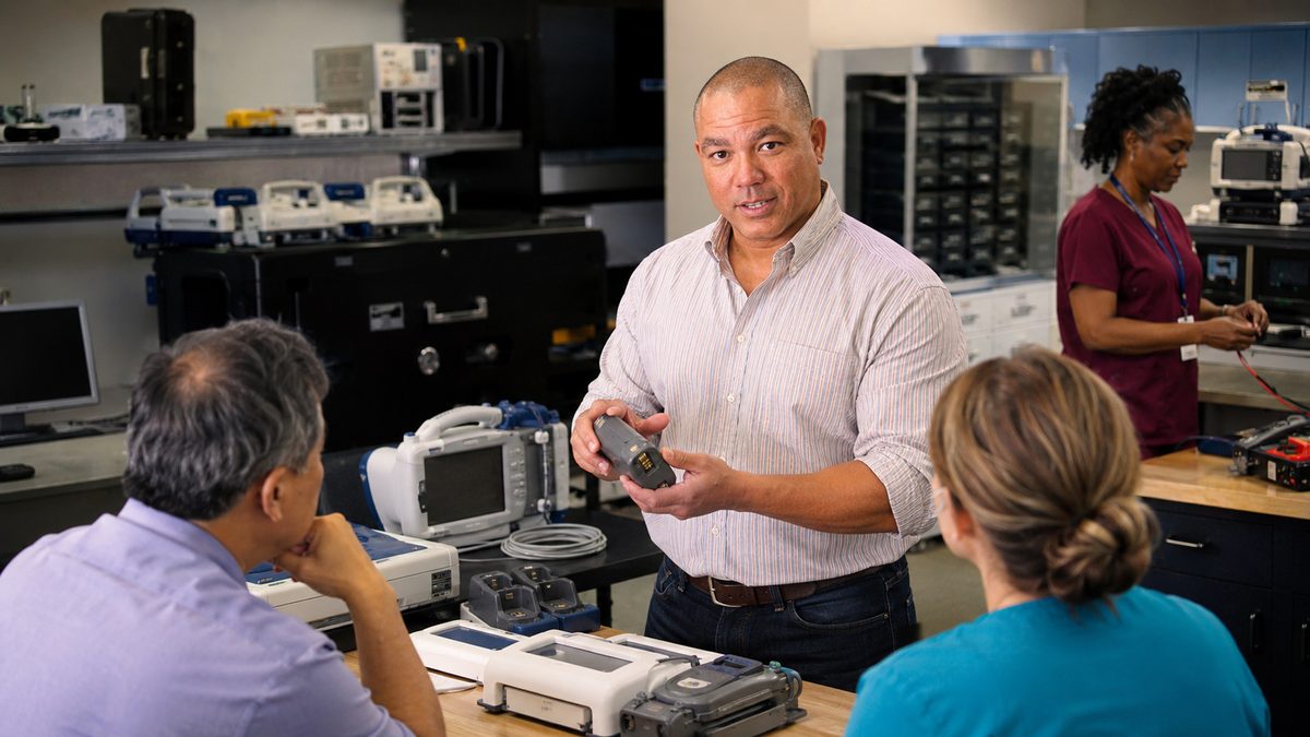Devin Teaches Portable Hospital Battery Management