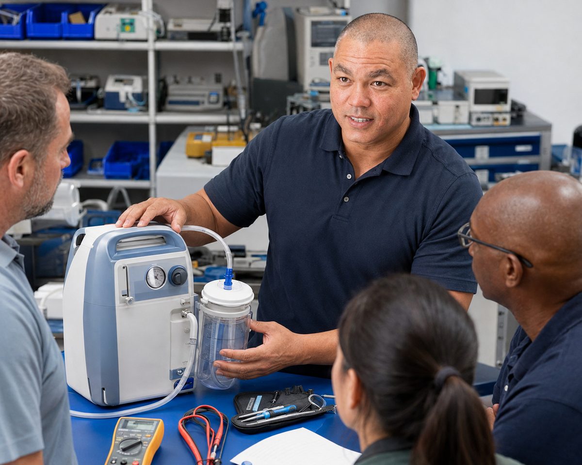 Devin Teaches Safe Suction Unit Troubleshooting