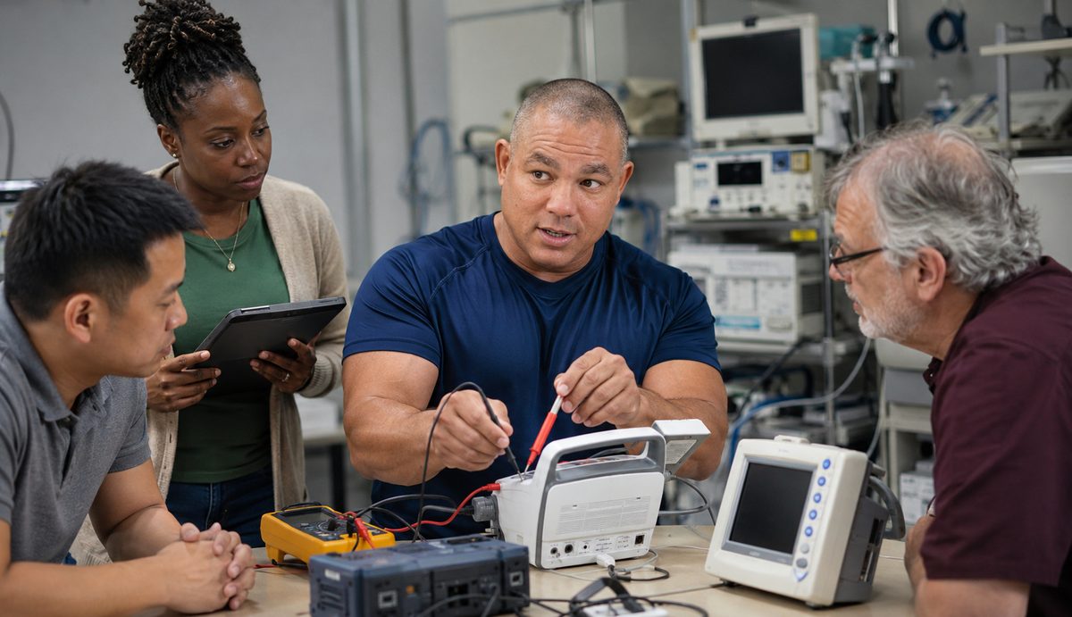 Devin Verifies Biomedical Equipment Calibration