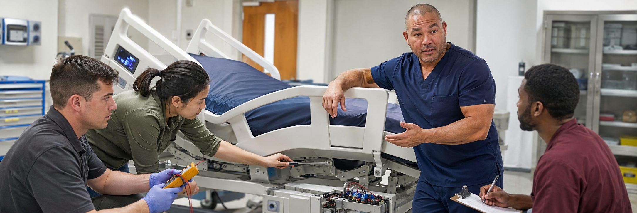 Clinical laboratory analyzer service and maintenance | BiomedRx HTM services Clinical laboratory analyzer service and preventive maintenance by biomedical technicians