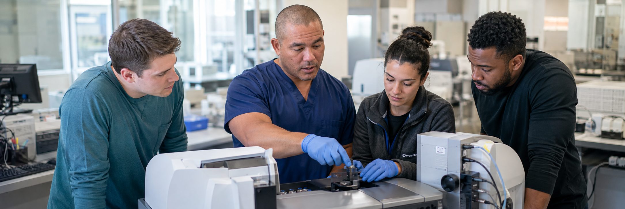 Clinical laboratory analyzer service and preventive maintenance by biomedical technicians