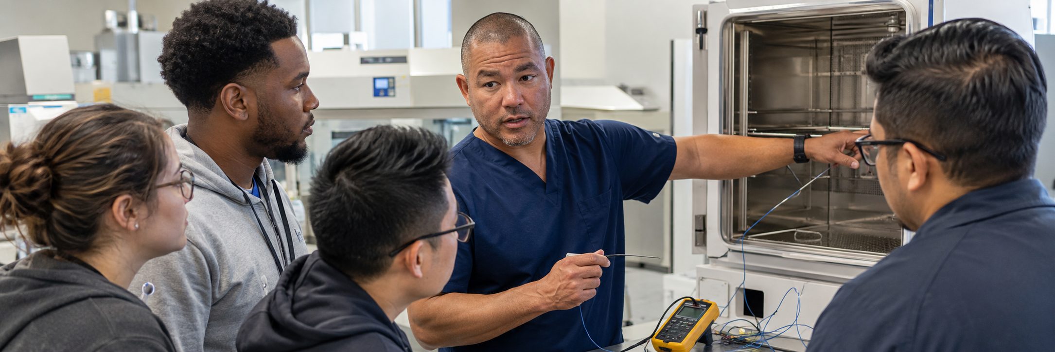 Laboratory biosafety cabinet certification and airflow testing by HTM specialists