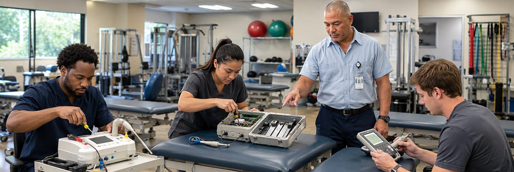 Patient monitor calibration and infusion pump testing in an MRI imaging suite