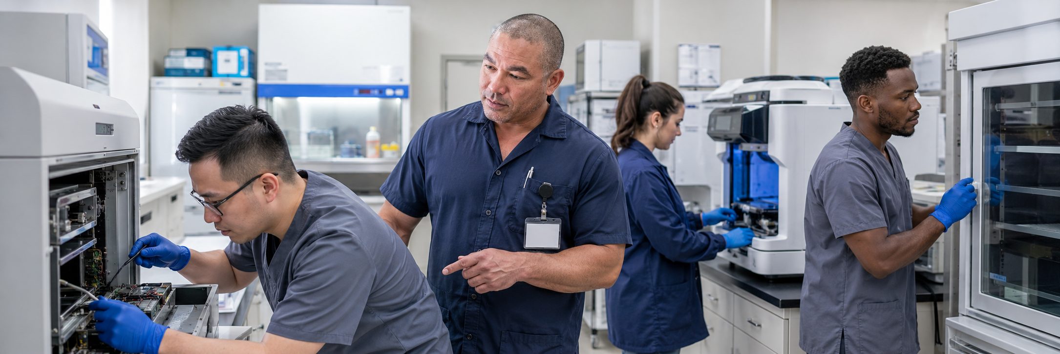 MRI suite patient monitor calibration | BiomedRx HTM services Patient monitor calibration and infusion pump testing in an MRI imaging suite