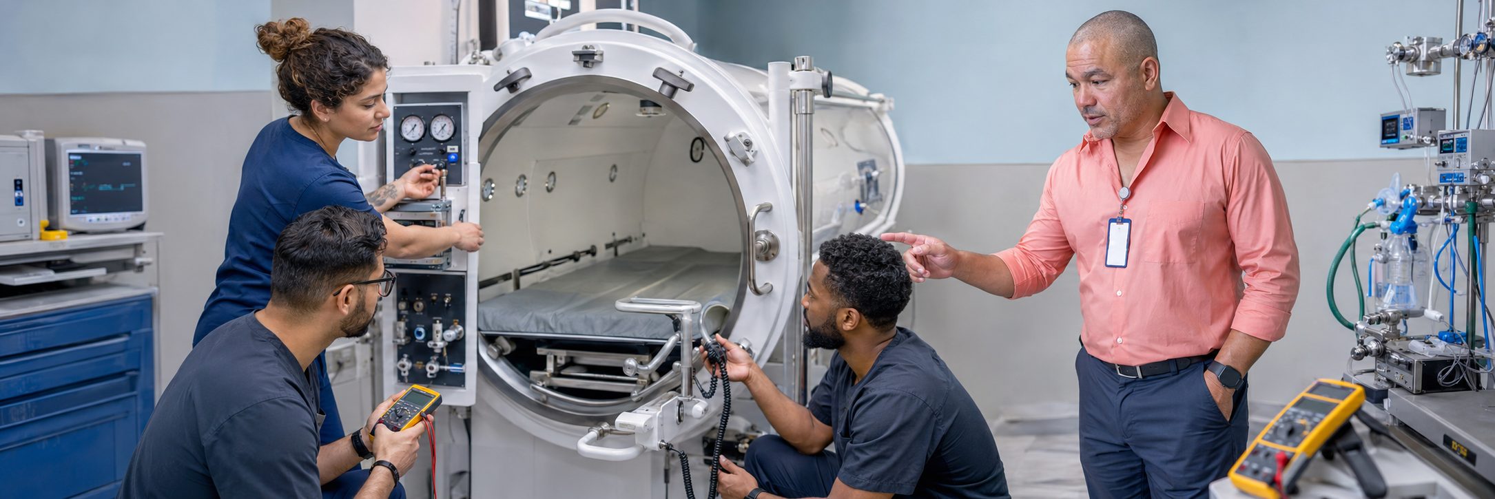 Patient monitor calibration and infusion pump testing in an MRI imaging suite